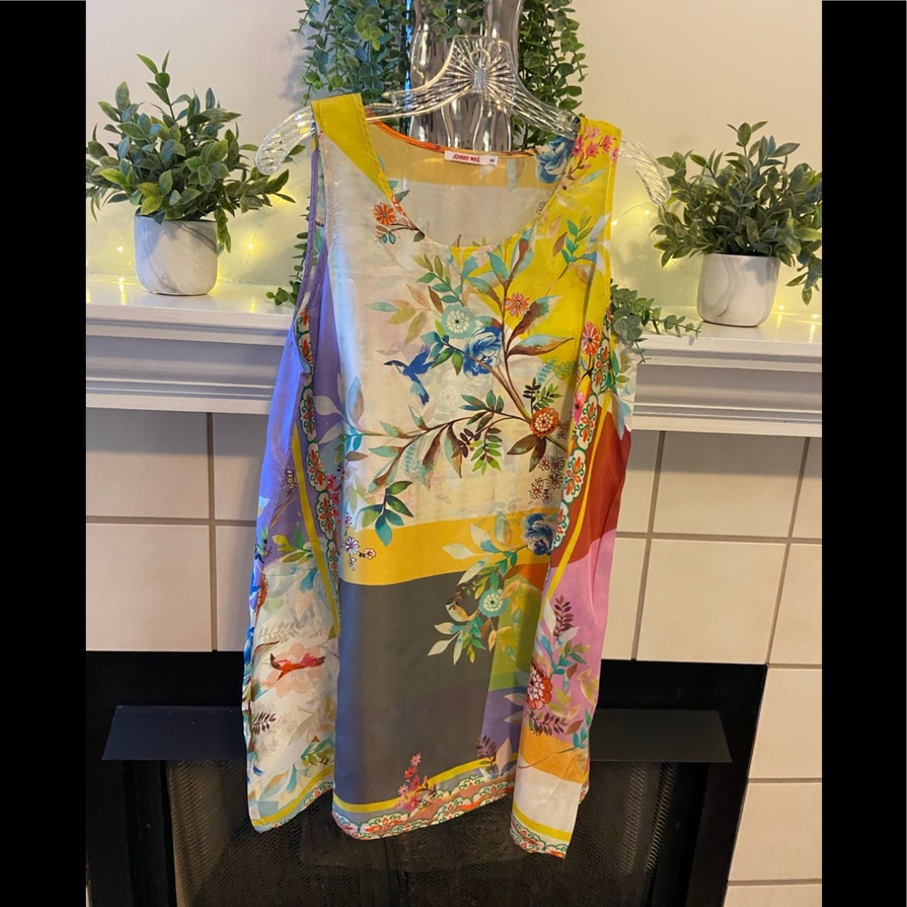 Johnny Was Silk Tank